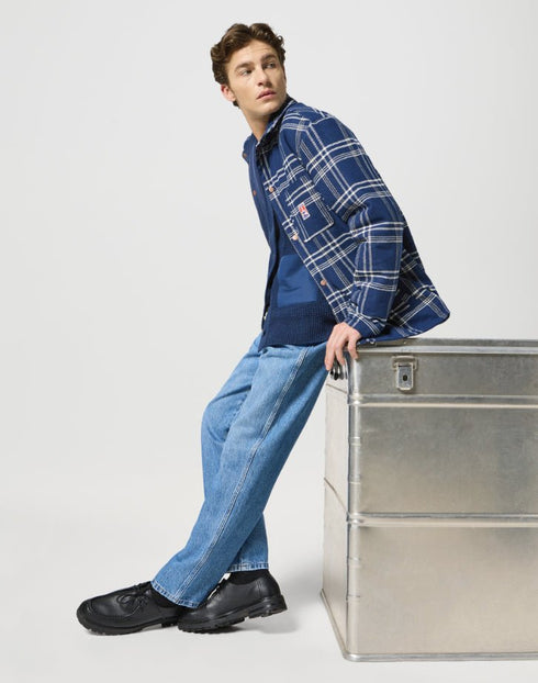 Wrangler Men's Casey Reversible Shaket in Navy